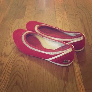 Rare Lacoste Sport flats!!!!